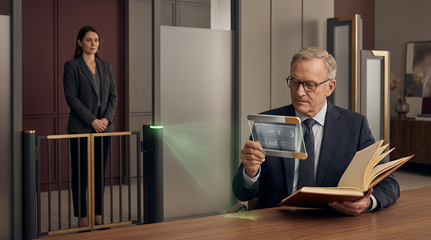 A human-in-the-loop verification gate that validates an AI agent's recommendation against policy before a person can act on it
